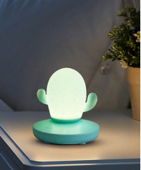 Cactus Silicone Press Sensor LED Night Light 